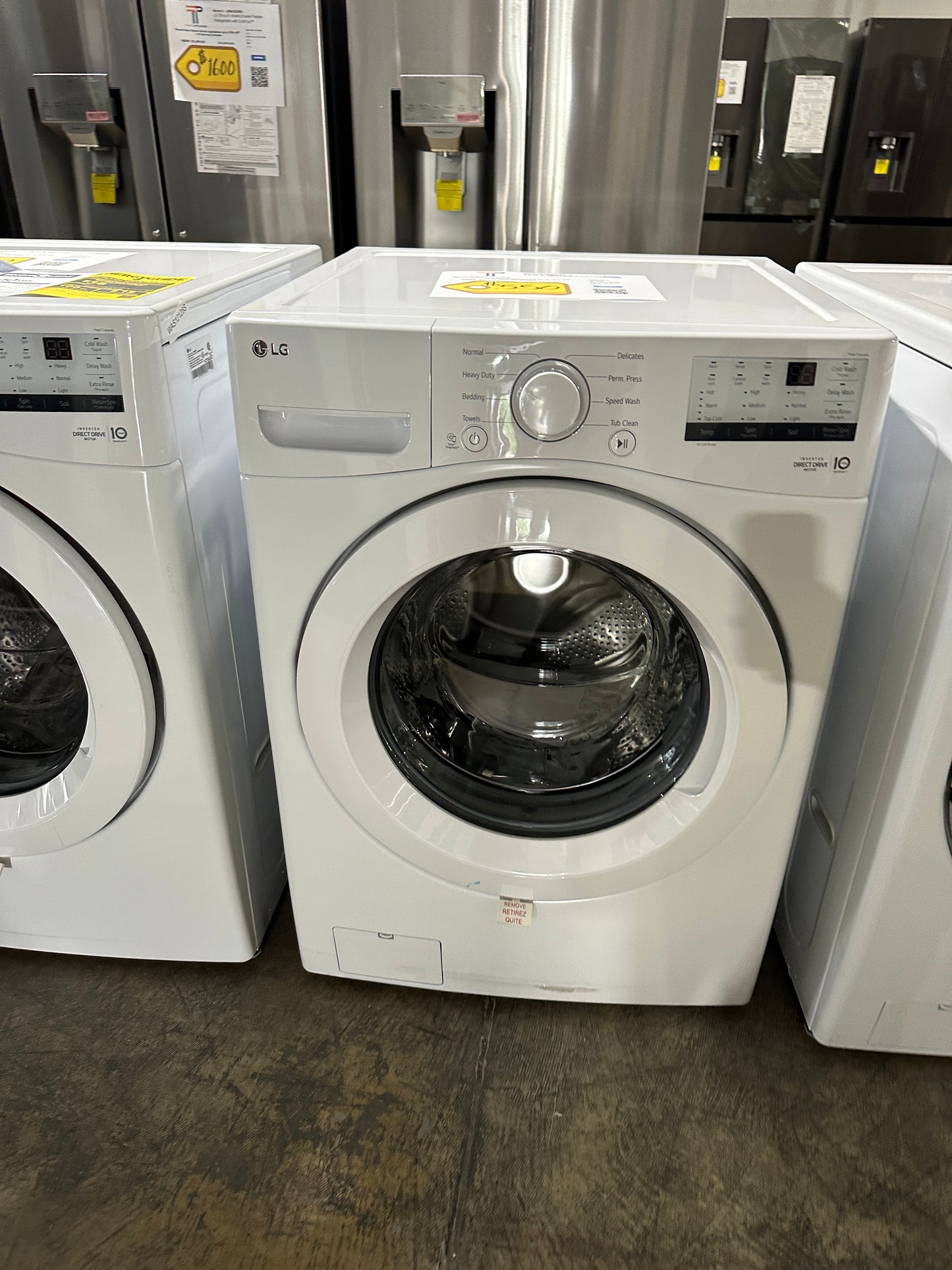 NEW Front-Load Washer with 6Motion Technology - White MODEL: WM3400CW WAS12127S
