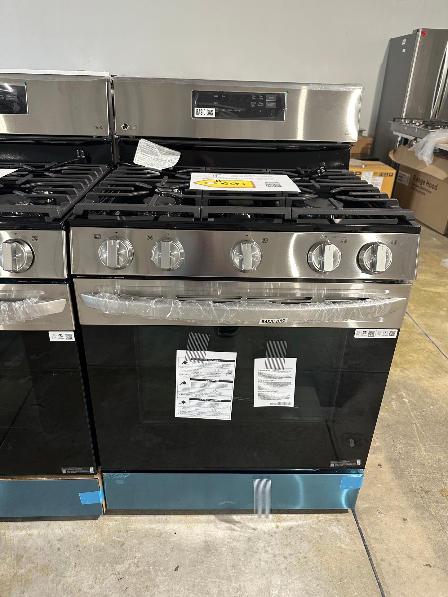 GREAT NEW LG SMART GAS RANGE MODEL: LRGL5821S RAG11612S