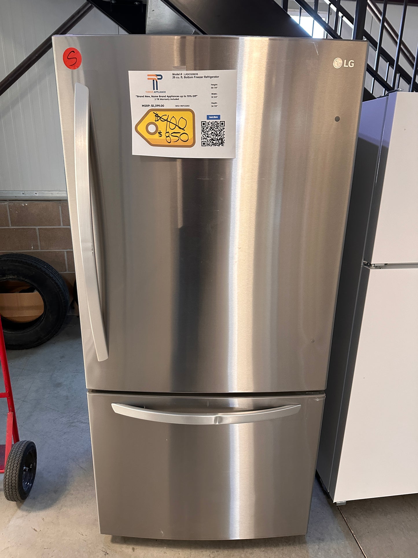 DISCOUNTED BRAND NEW REFRIGERATOR MODEL: RS28A500ASR REF13252