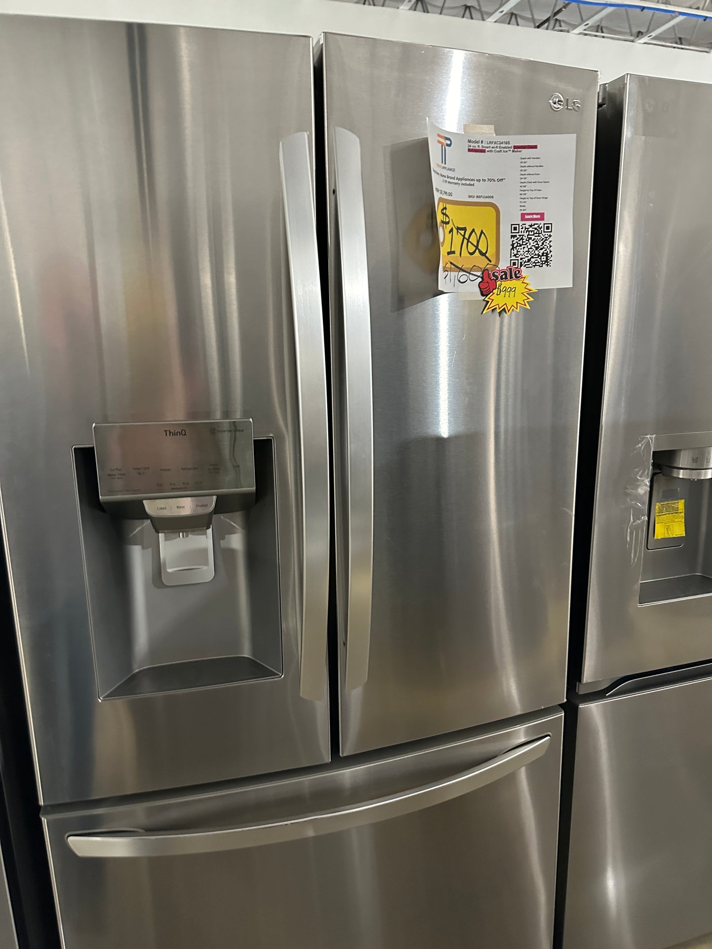DISCOUNTED BRAND NEW FRENCH DOOR COUNTER DEPTH FRIDGE - REF11600S LRFXC2416S