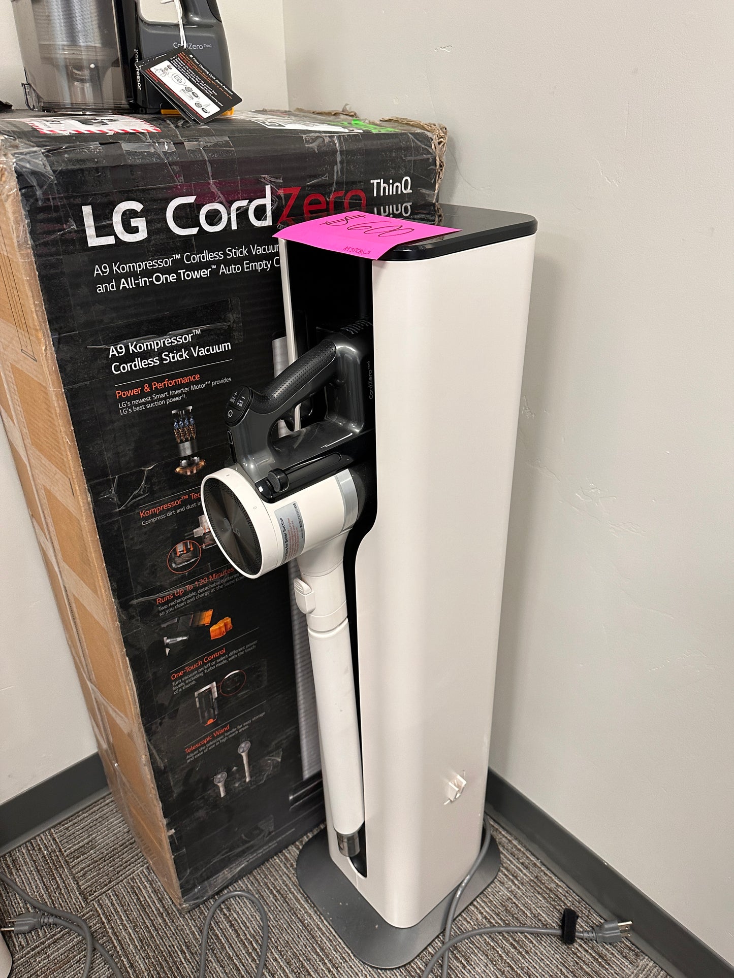 MODEL A939KBGS CORDLESS STICK VACUUM WITH AUTO EMPTY