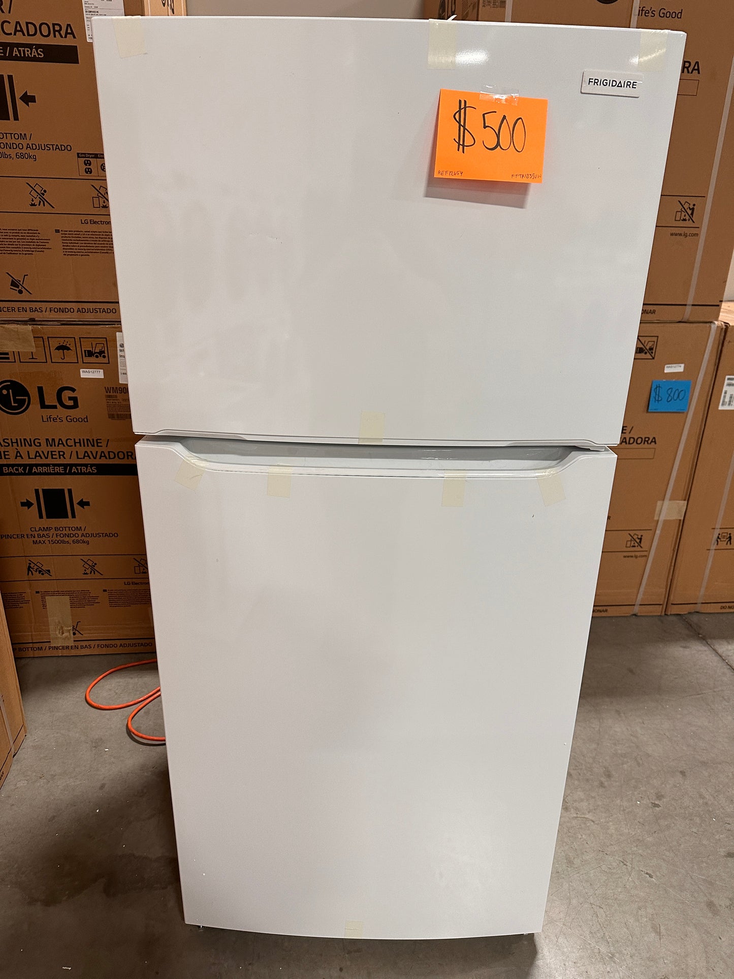 18.3 CU FT TOP-FREEZER WHITE REFRIGERATOR - REF12654