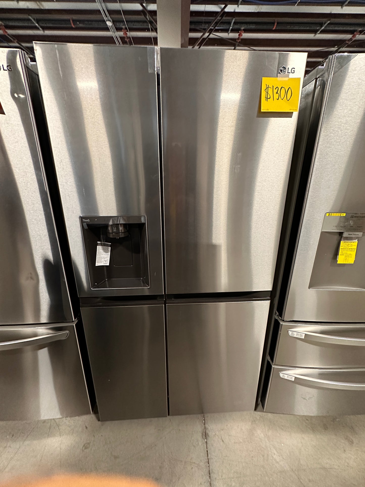 GREAT NEW SMART SIDE BY SIDE REFRIGERATOR - REF12698 LRSXS2706S