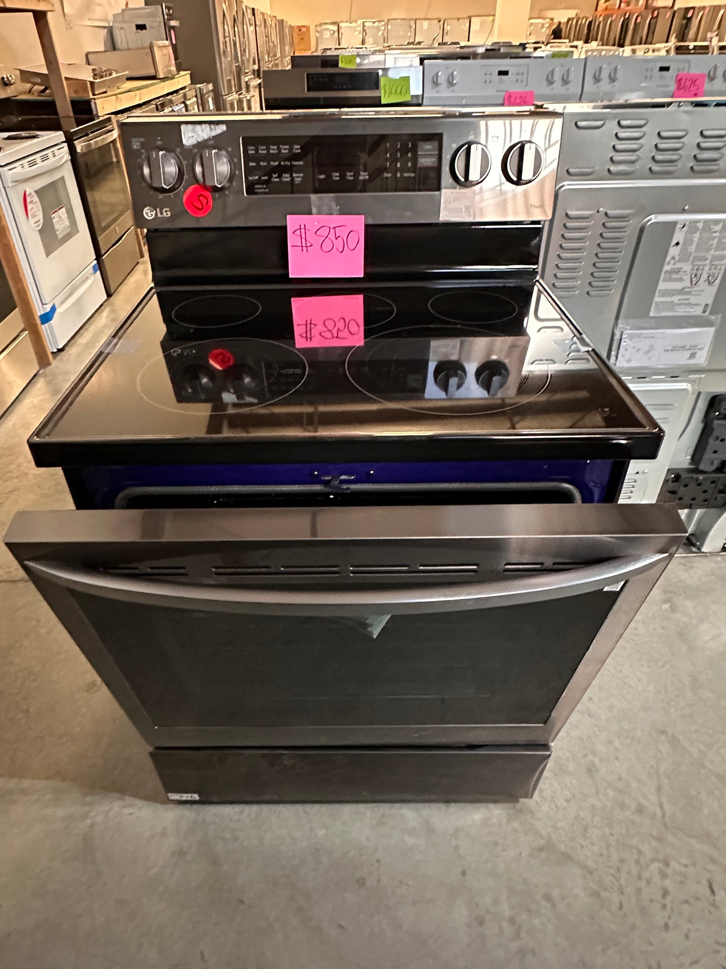LG SMART ELECTRIC CONVECTION RANGE - RAG11746