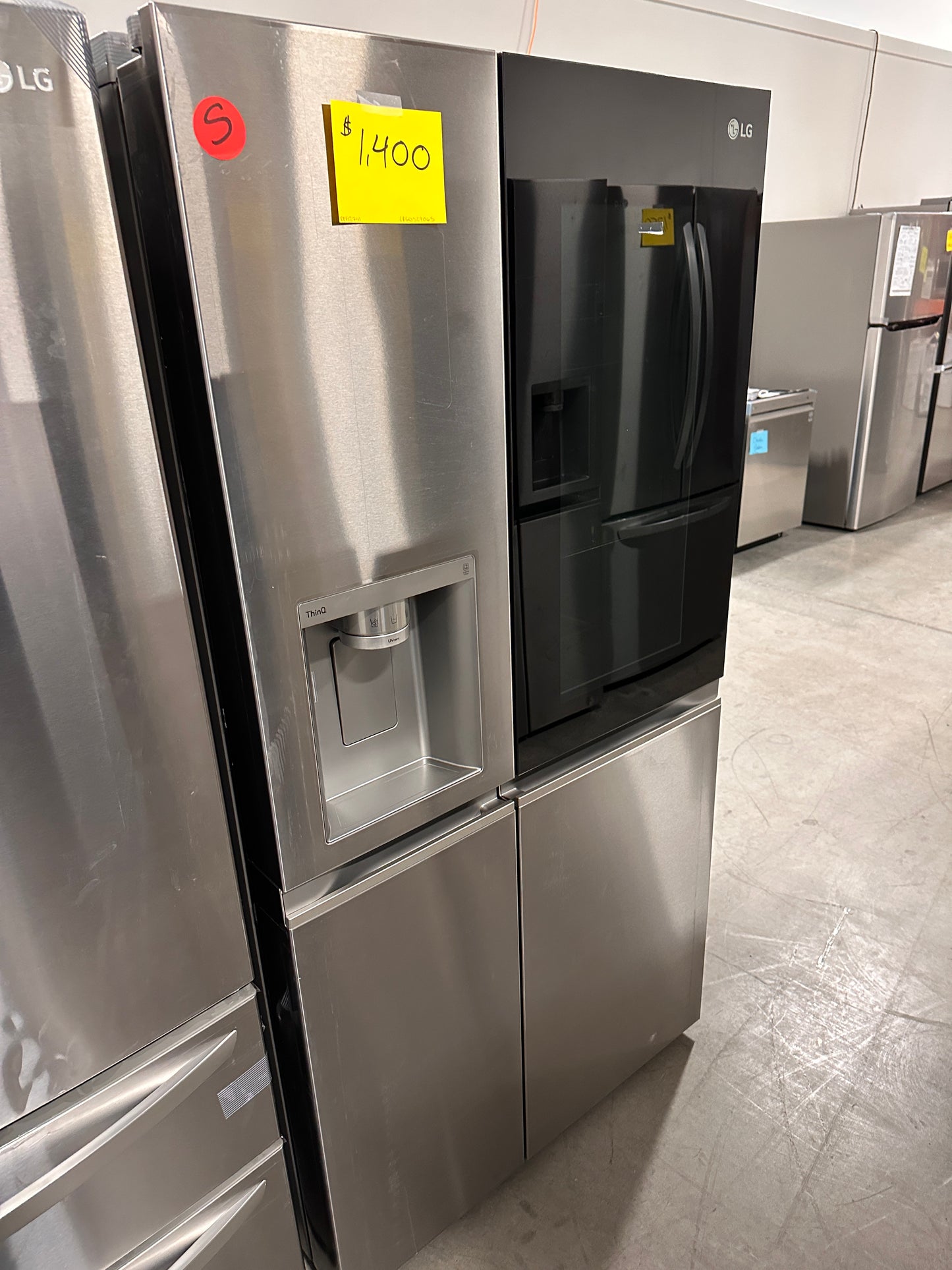 NEW CRAFT ICE MAKING SIDE BY SIDE LG REFRIGERATOR - REF12741 LRSOS2706S