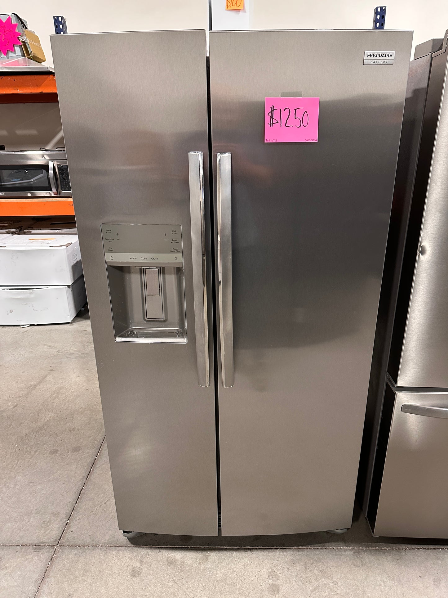 FRIGIDAIRE COUNTER DEPTH REFRIGERATOR - REF12763 GRSC2352AF