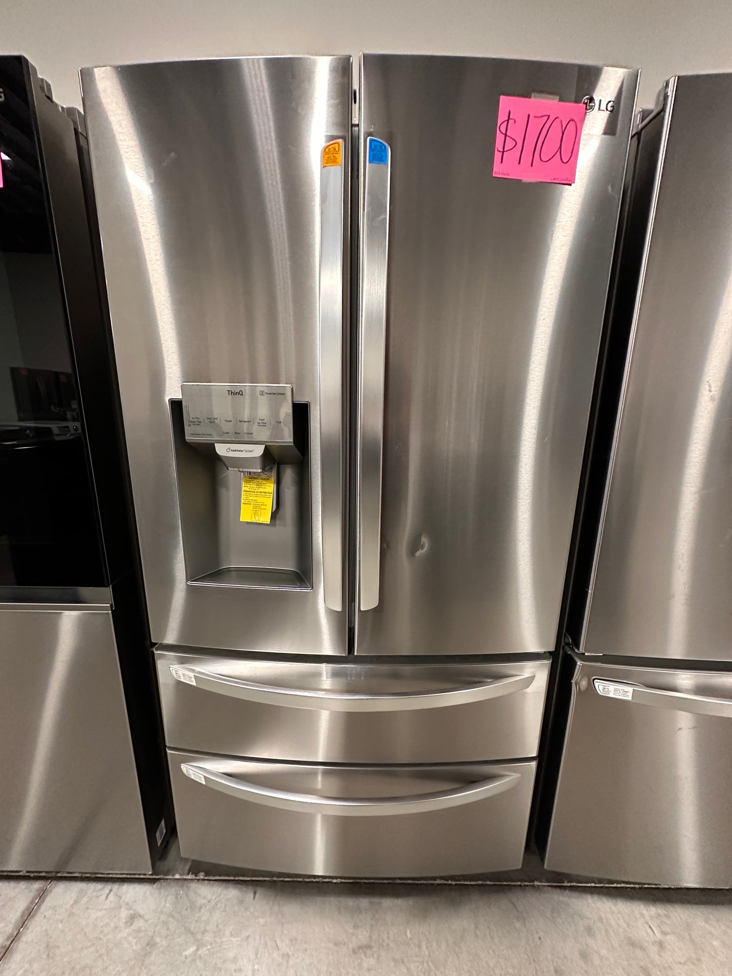 22 CU FT 4-DOOR FRENCH DOOR COUNTER-DEPTH SMART REFRIGERATOR - REF12602 LMXC22626S