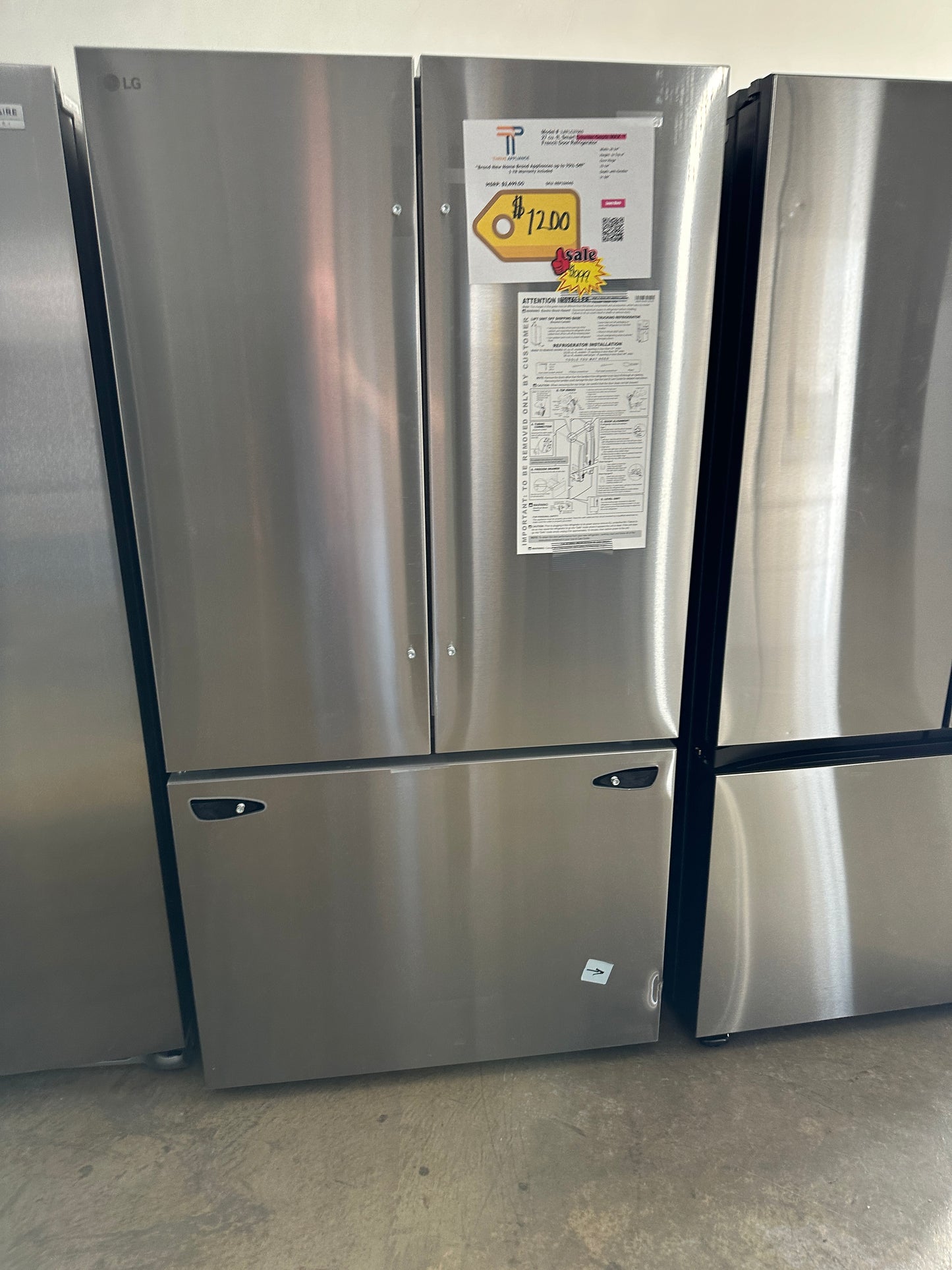 GORGEOUS NEW LG COUNTER DEPTH MAX MODEL: LRFLC2706S REF13694S