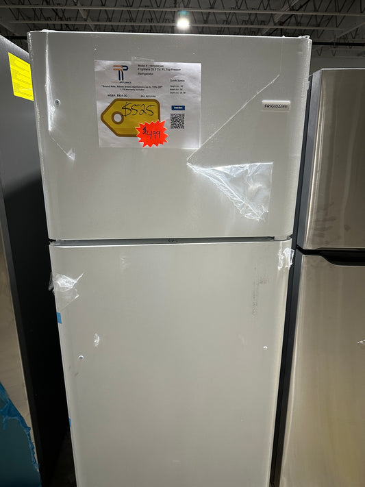 Frigidaire - 20.5 Cu. Ft. Top-Freezer Refrigerator - Stainless Steel MODEL: FRTD2021AW REF13729S