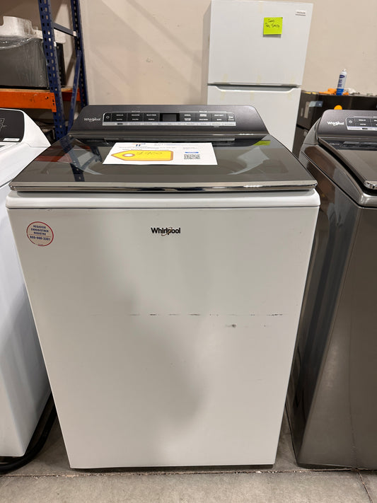 BEAUTIFUL NEW WHIRLPOOL TOP LOAD WASHER MODEL: WTW8127LW WAS13359