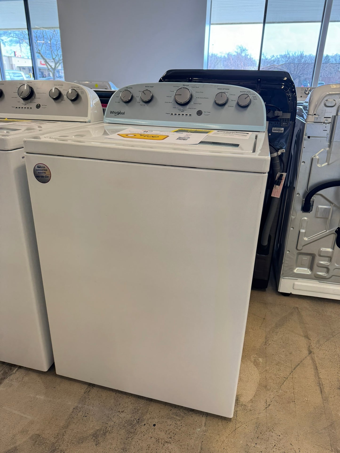 BRAND NEW TOP LOADING WHIRLPOOL WASHER MODEL: WTW4816FW  WAS10020R