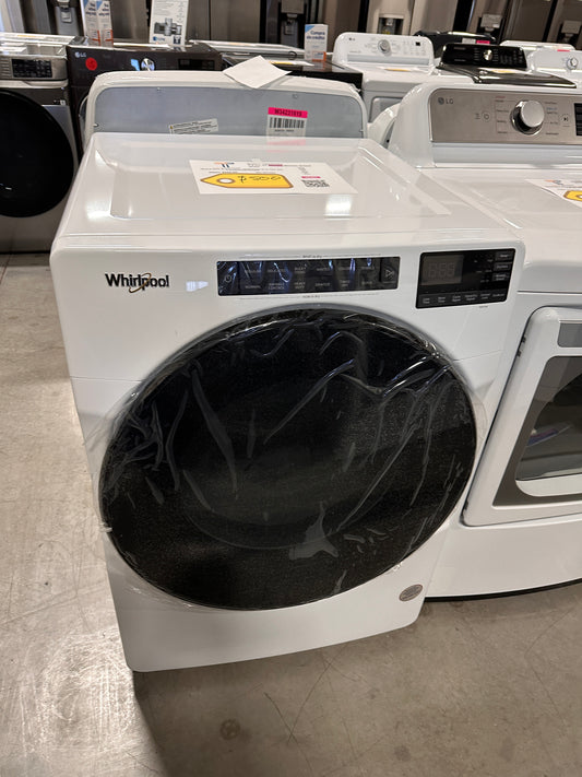GREAT NEW WHIRLPOOL ELECTRIC DRYER WITH WRINKLE SHIELD MODEL: WED5605MW DRY12656