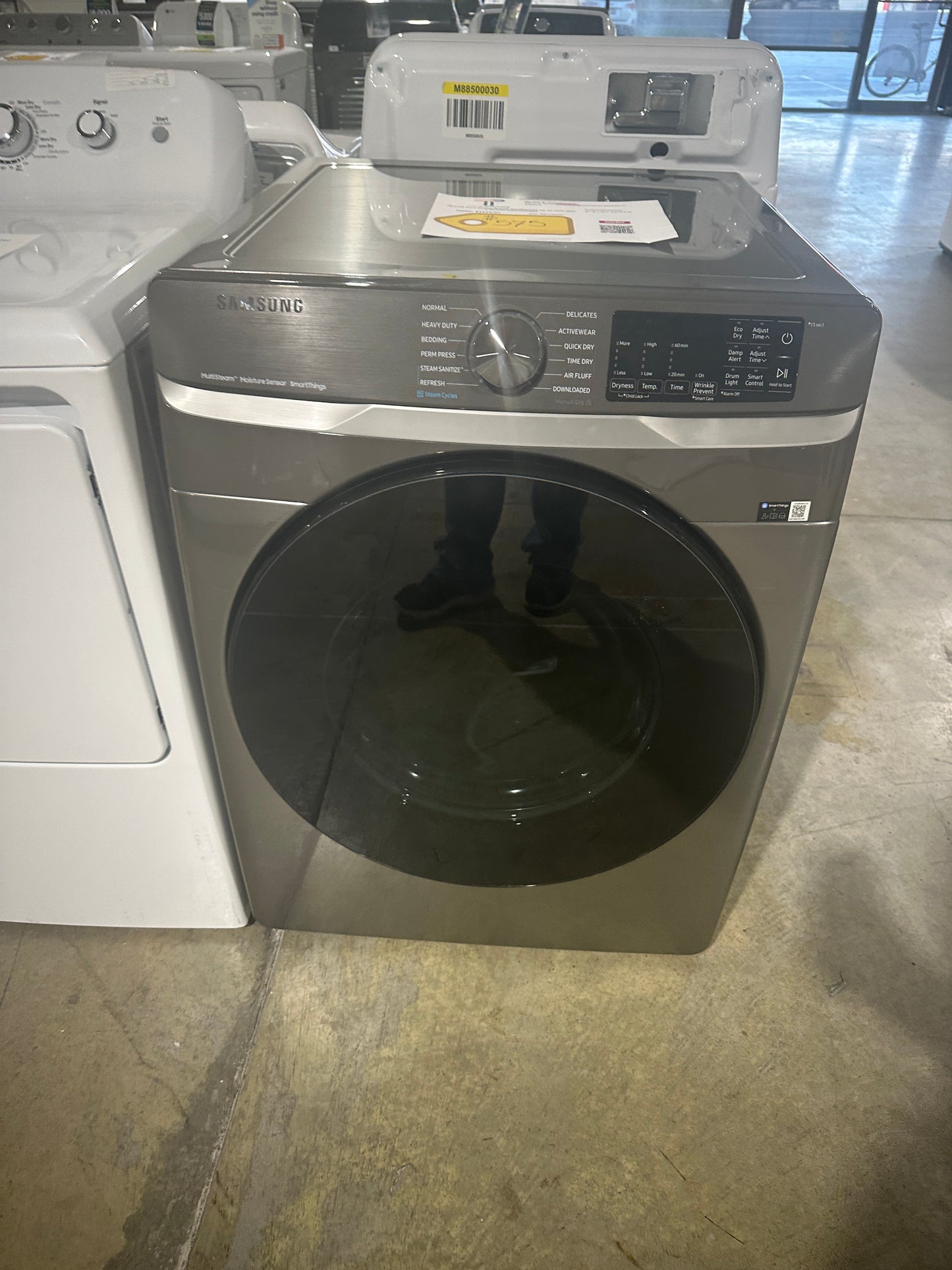 GREAT NEW SAMSUNG SMART ELECTRIC DRYER MODEL: DVE45B6300P DRY12224S