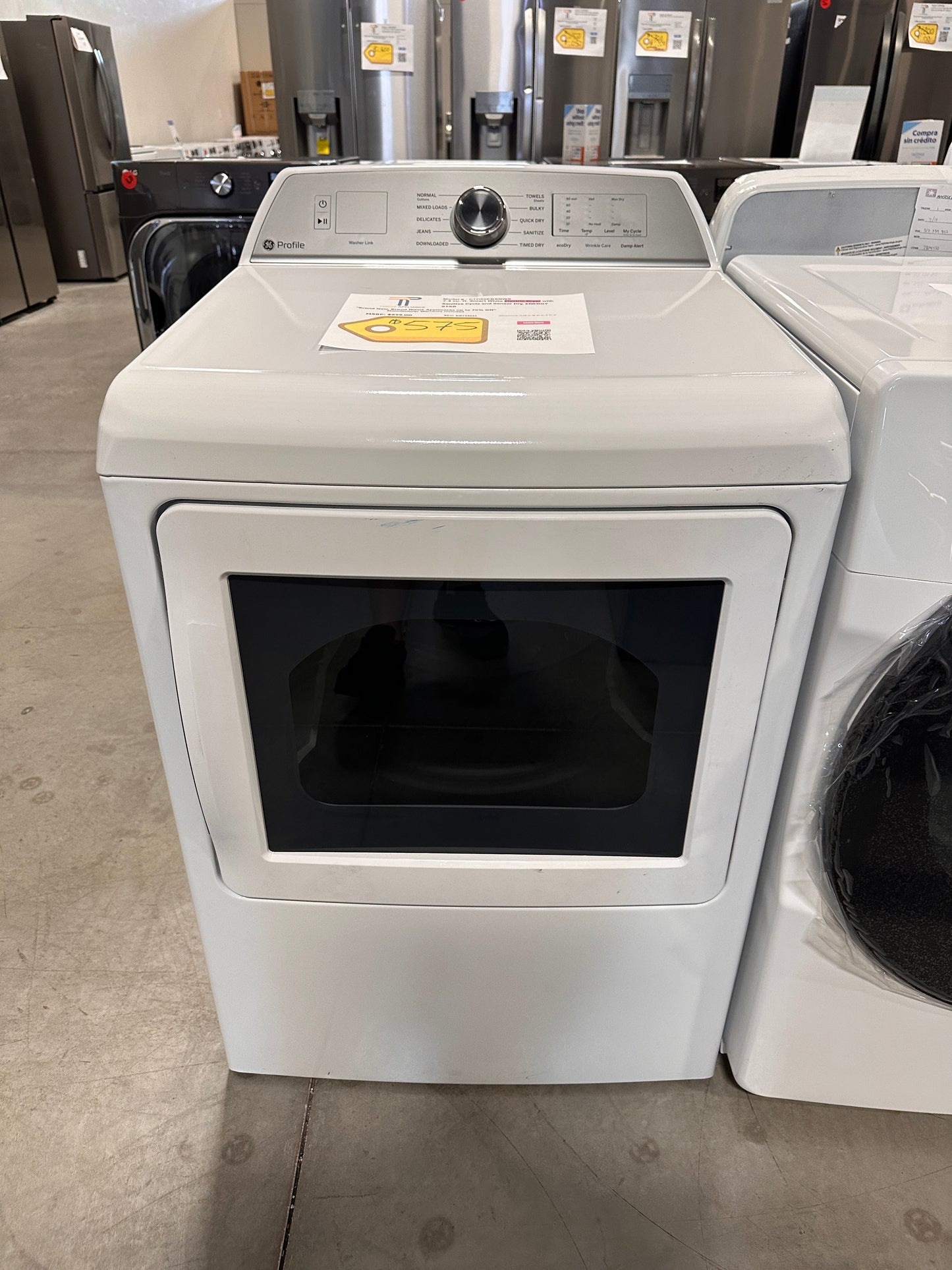 GREATLY DISCOUNTED NEW GE PROFILE SMART ELECTRIC DRYER MODEL: PTD60EBSRWS DRY12661
