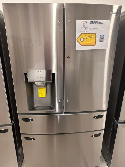 GREAT NEW LG REFRIGERATOR WITH CRAFT ICE MODEL: LRMDS3006S REF13292