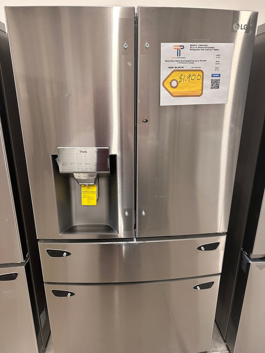 DISCOUNTED GREAT NEW LG REFRIGERATOR WITH CRAFT ICE MODEL: LRMDS3006S REF13292