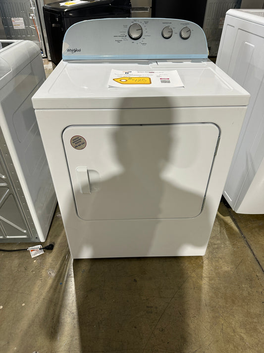 New Whirlpool - 7.0 Cu. Ft. 14-Cycle Electric Dryer - White MODEL: WED4815EW DRY12003S