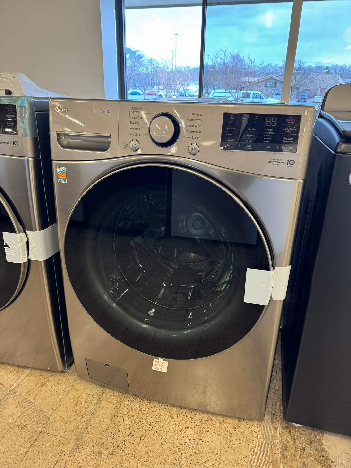 STACKABLE SMART FRONT LOAD WASHER MODEL: WM3600HVA WAS10055R