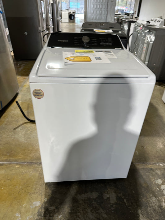 NEW WHIRLPOOL TOP LOAD WASHER with BUILT IN WATER FAUCET MODEL: WTW5010LW WAS12370S