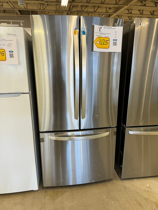 DISCOUNTED GORGEOUS NEW LG FRENCH DOOR REFRIGERATOR MODEL: LRFCS25D3S REF10061R