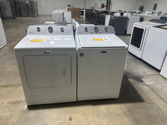 GREAT NEW MAYTAG LAUNDRY SET - TOP LOAD WASHER ELECTRIC DRYER - WAS12363S DRY10140RS