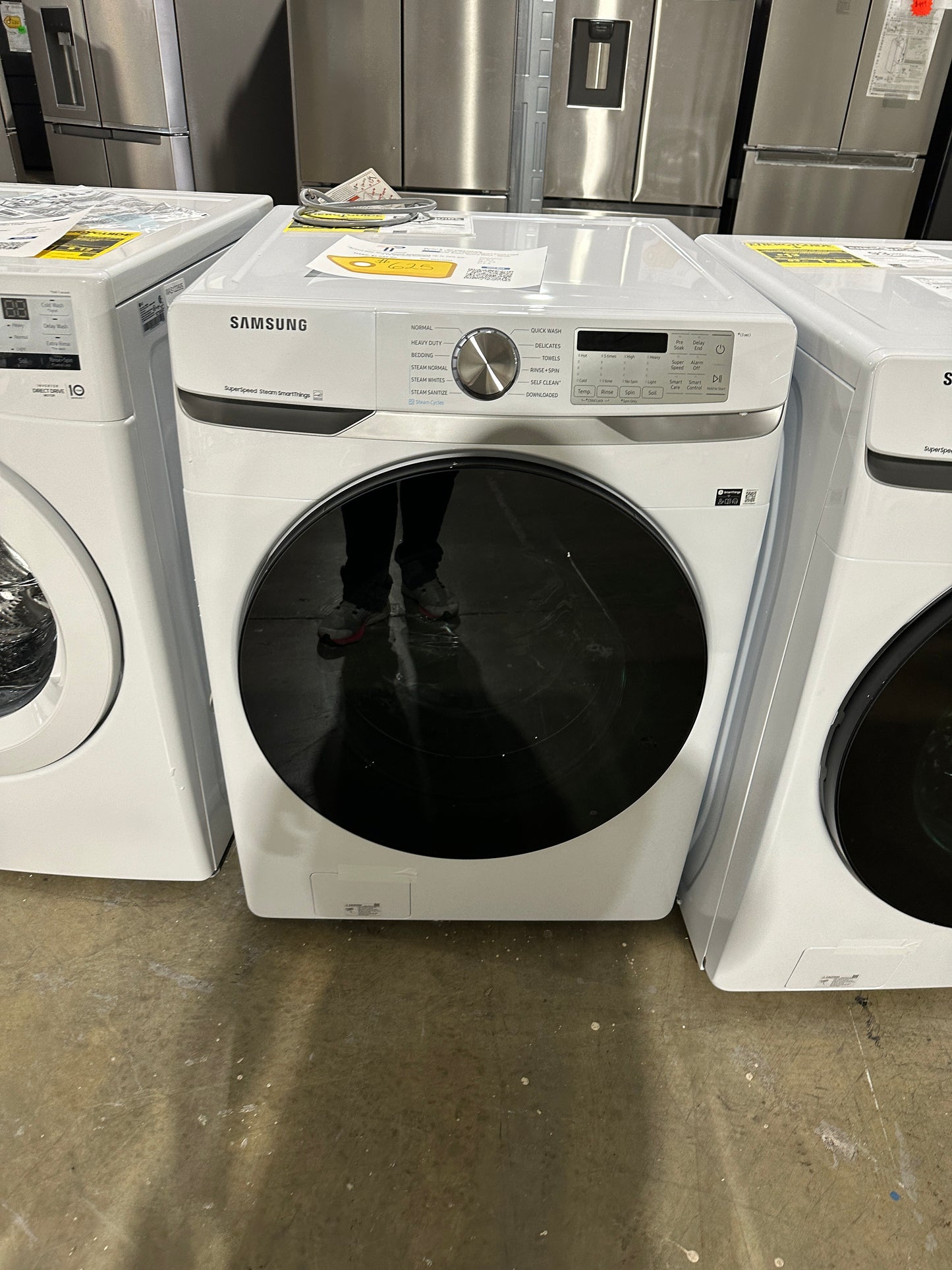 BEAUTIFUL BRAND NEW SAMSUNG SMART FRONT LOAD WASHER MODEL: WF45B6300AW WAS12288S