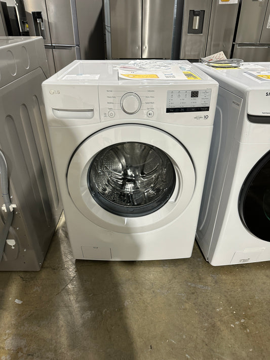 GREAT NEW LG FRONT LOAD WASHER with 6MOTION TECHNOLOGY MODEL: WM3400CW WAS12289S