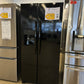 NEW FRIGIDAIRE SIDE BY SIDE BLACK REFRIGERATOR MODEL: FRSS2323AB REF10083R