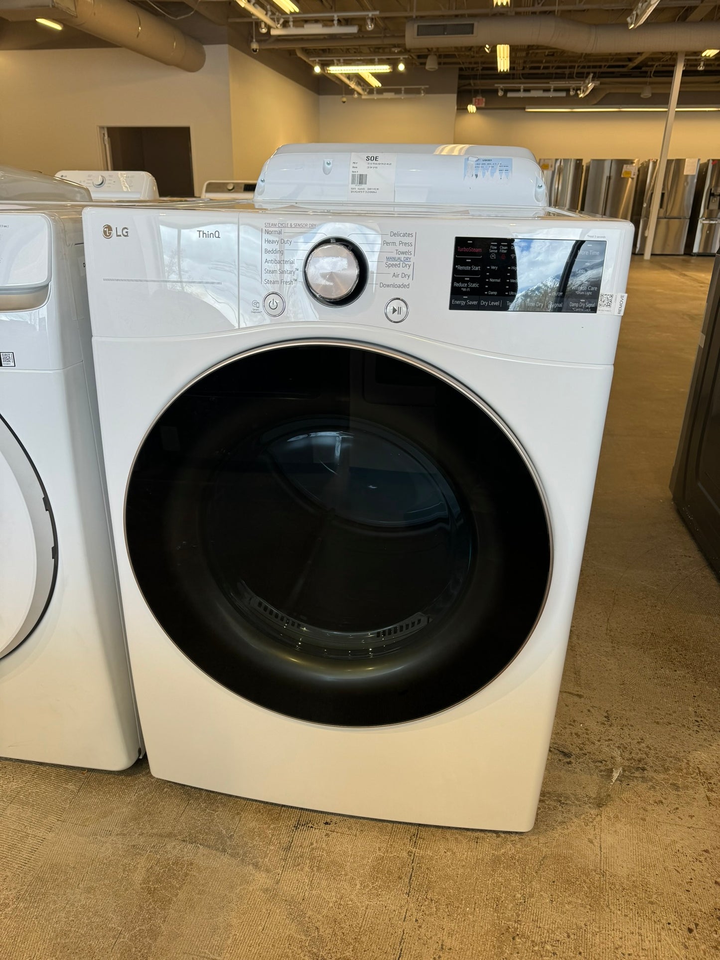 BRAND NEW SMART ELECTRIC DRYER MODEL: DLEX4000W DRY10092R