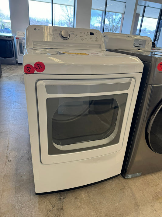 GREAT NEW LG ELECTRIC DRYER MODEL: DLE7150W DRY10067R