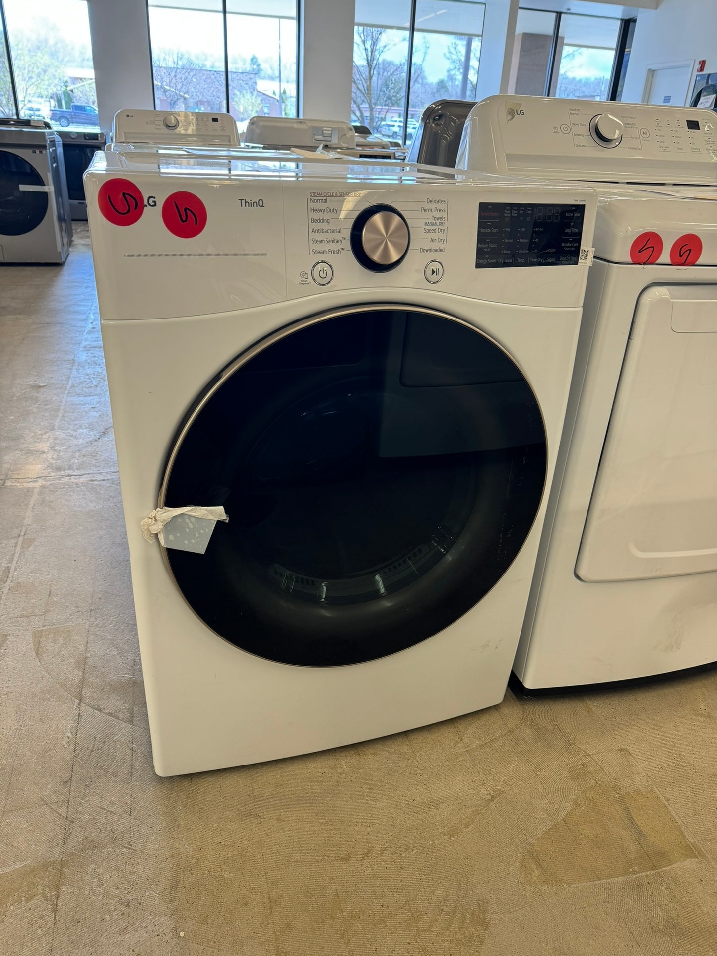 GREAT NEW LG STACKABLE SMART ELECTRIC DRYER MODEL: DLEX4000W DRY10084R