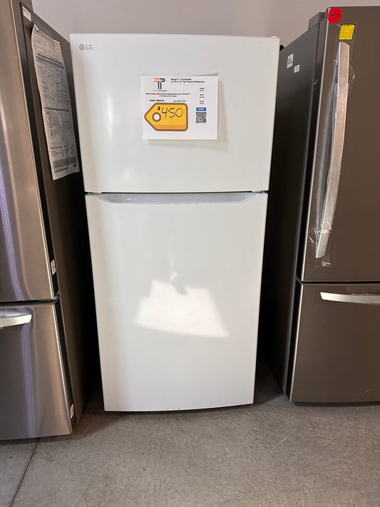 GREAT NEW LG TOP FREEZER REFRIGERATOR MODEL: LTCS20020W REF13336