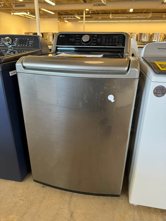 BEAUTIFUL NEW TOP LOAD LG WASHER MODEL: WT7400CV WAS10085R