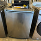 GREAT NEW GRAPHITE STEEL LG TOP LOAD WASHER MODEL: WT7400CV WAS10094R