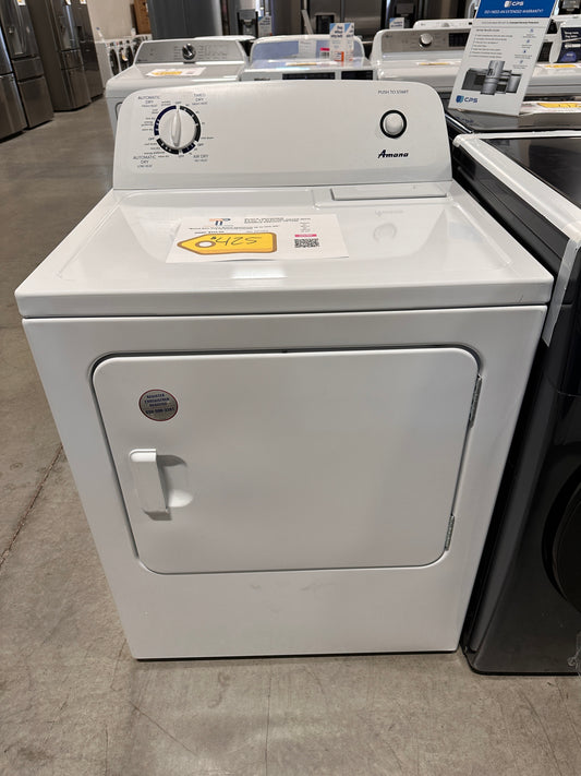 NEW AMANA ELECTRIC DRYER WITH AUTOMATIC DRYNESS CONTROL MODEL: NED4655EW DRY12673