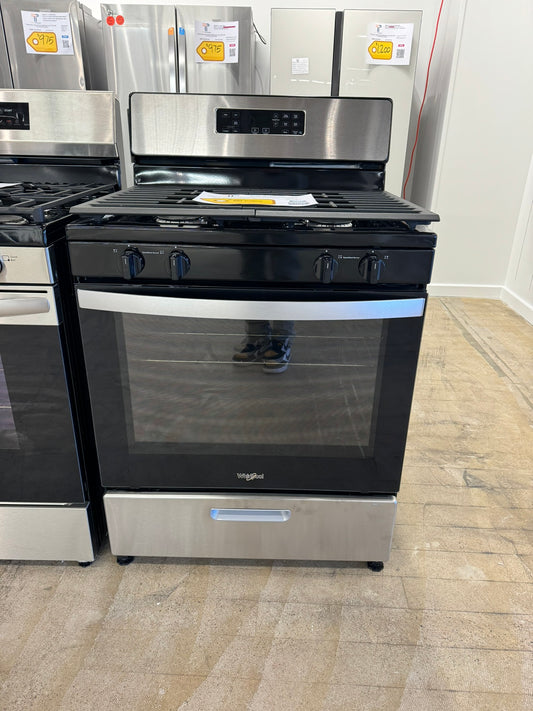 NEW WHIRLPOOL GAS RANGE with BROILER DRAWER MODEL: WFG320M0MS RAG10021R