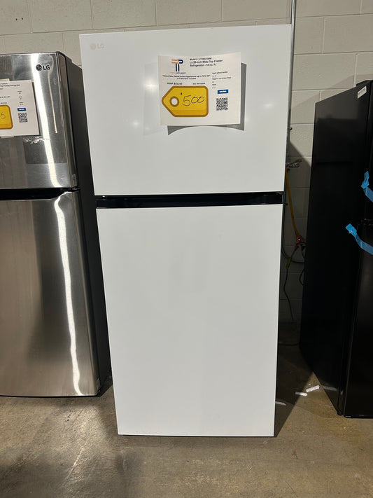 NEW! LG 18 Cu.Ft Garage Ready Top Freezer Refrigerator MODEL: LT18S2100W REF10225RS