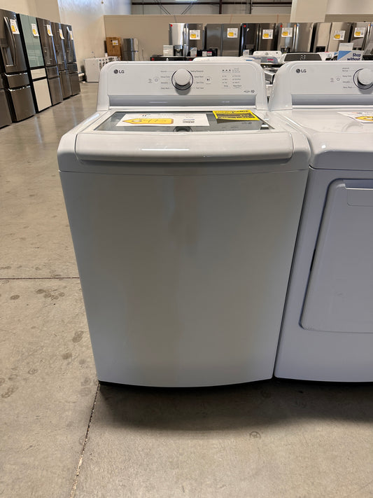 GREAT NEW LG TOP LOAD WASHER with SLAMPROOF LID MODEL: WT6105CW WAS13384