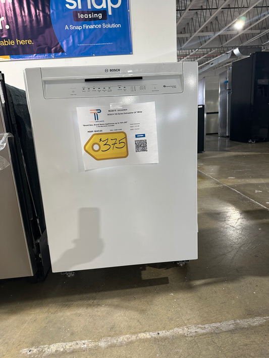 GREAT NEW WHITE BOSCH FRONT CONTROL DISHWASHER MODEL: SHE3AEM2N DSW11439S