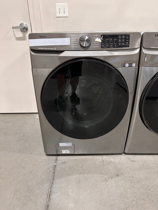 NEW FRONT LOAD WASHER WITH STEAM and SUPER SPEED WASH MODEL: WF45B6300AP/US WAS13387