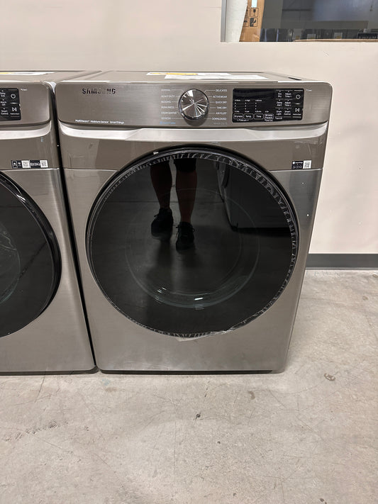 BRAND NEW SAMSUNG STACKABLE SMART ELECTRIC DRYER MODEL: DVE45B6300P/A3 DRY12681