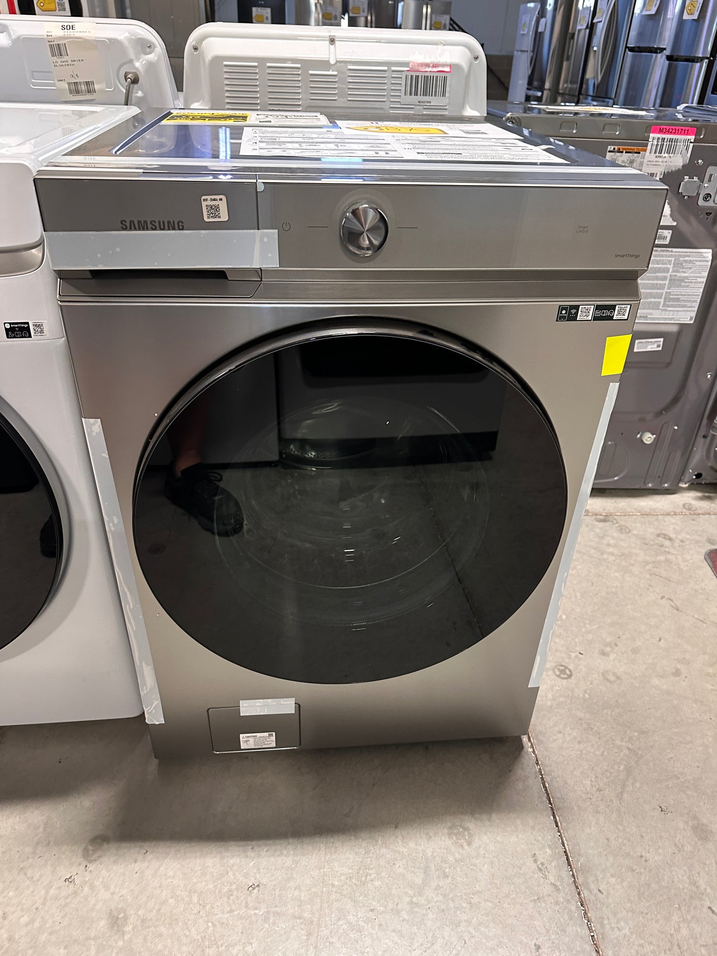 GORGEOUS NEW SAMSUNG SMART FRONT LOAD WASHER MODEL: WF53BB8700ATUS WAS13392