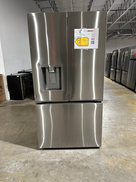 GREAT NEW COUNTER DEPTH LG FRENCH DOOR FRIDGE MODEL: LRYXC2606S REF13767S