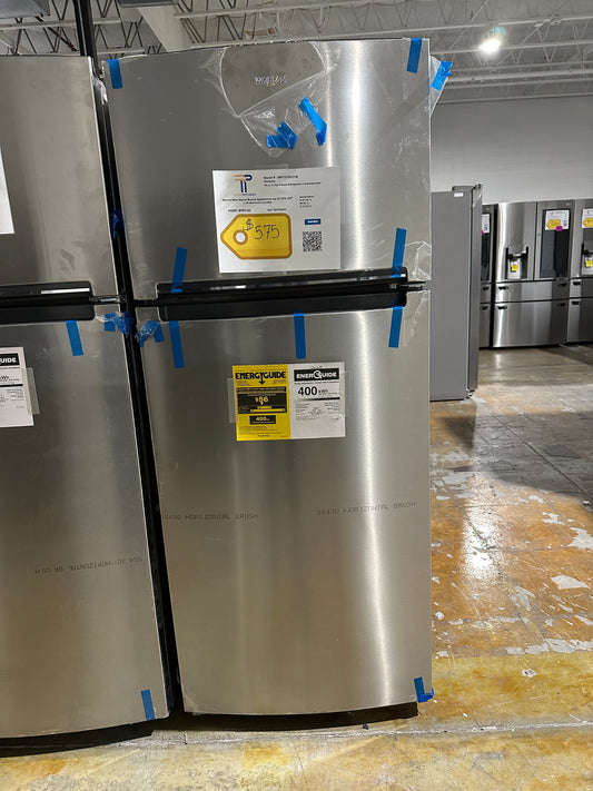 BRAND NEW STAINLESS STEEL WHIRLPOOL TOP FREEZER REFRIGERATOR MODEL: WRT518SZFM REF10260RS