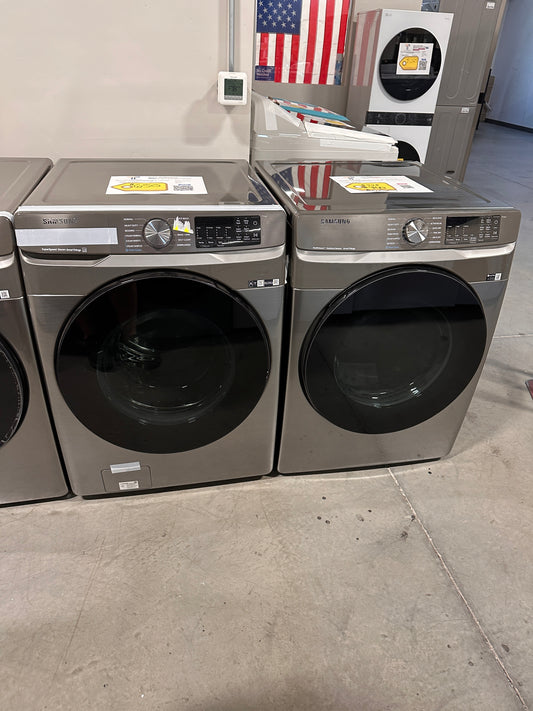 BRAND NEW SAMSUNG STACKABLE SMART LAUNDRY SET WAS13389 DRY12646