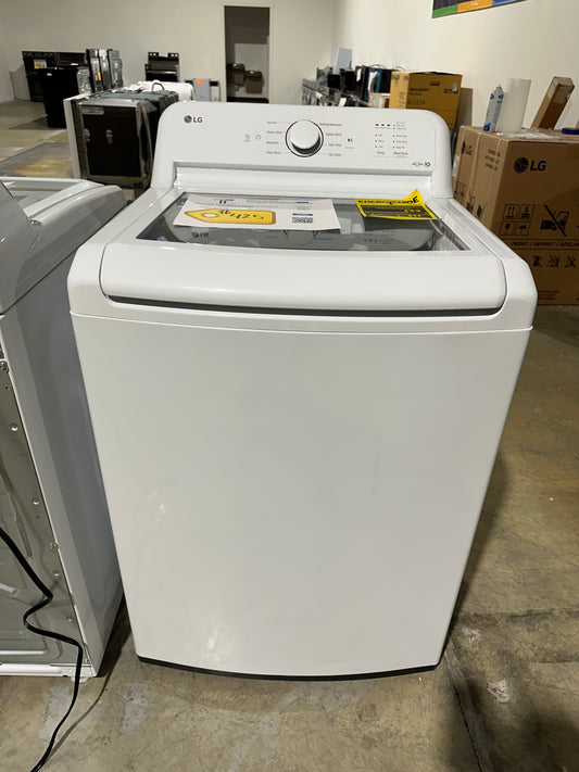 BRAND NEW! LG 4.1 Cu Ft Top Load Washer with Agitator MODEL: WT6105CW WAS12401S
