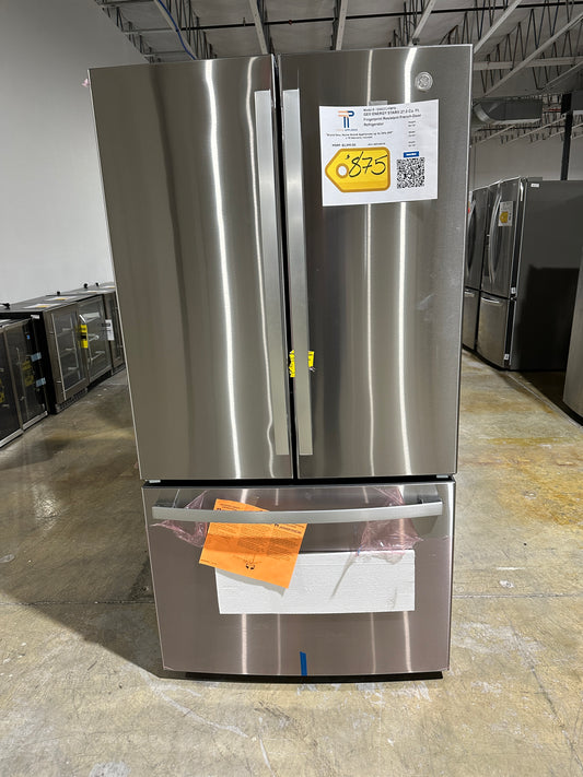 GE Fingerprint Resistant French Door Refrigerator MODEL: GNE27JYMFS REF13815S