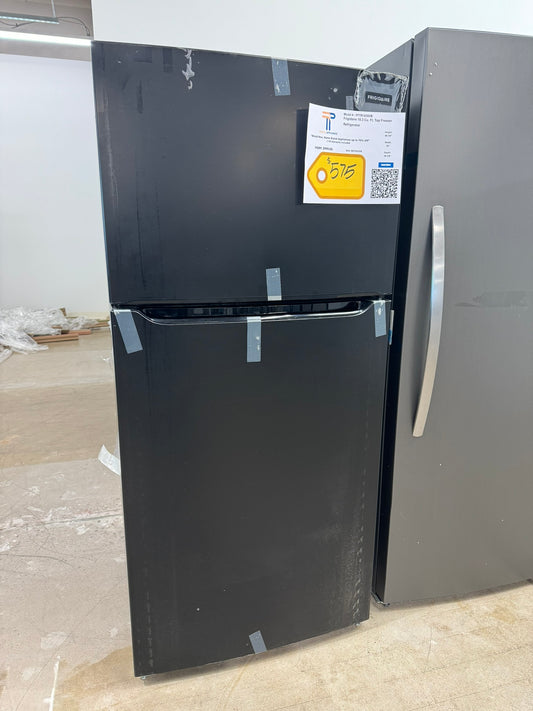 BRAND NEW BLACK TOP FREEZER REFRIGERATOR MODEL: FFTR1835VB REF10131R