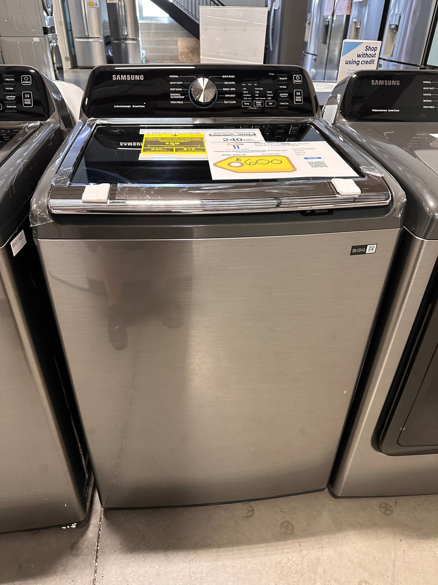 GREAT NEW SAMSUNG TOP LOAD WASHER MODEL: WA45T3400AP WAS13401