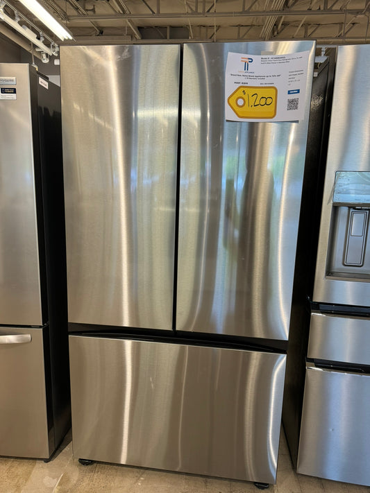 BRAND NEW SAMSUNG BESPOKE FRENCH DOOR REFRIGERATOR MODEL: RF30BB6200QL REF10080R